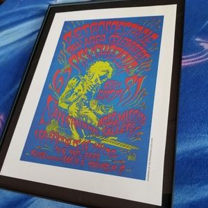 Jimi Hendrix Are You Experienced Psychedelic Art San Francisco Wall Decor